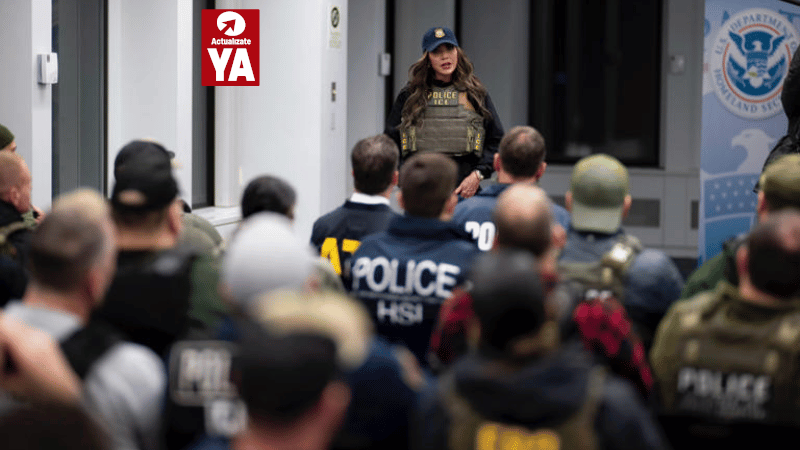 Kristi Noem lidera personalmente redadas migratorias en Nueva York, enfocadas en ciudades santuario - Imagen