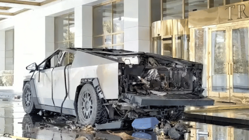 Explosión de Tesla frente al Trump International Hotel: Policía investiga posible acto de terrorismo - Imagen