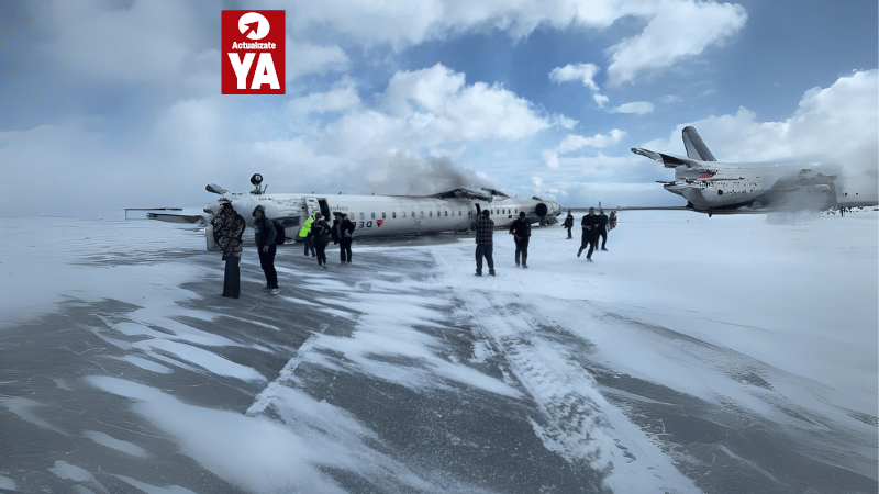 Accidente de avión de Delta en Toronto deja varios heridos - Imagen