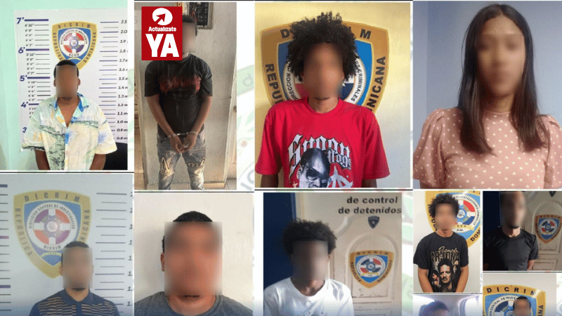 Policía Nacional detiene a 11 personas por delitos cibernéticos y recupera más de un millón de pesos - Imagen