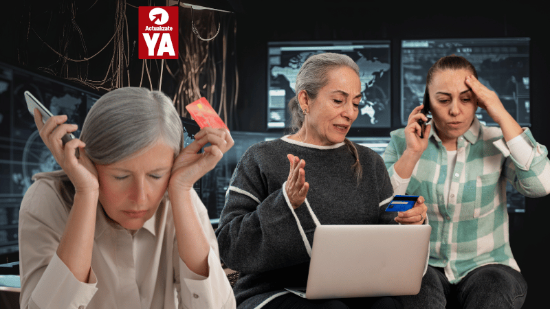Adultos mayores vulnerables ante fraudes digitales - Imagen