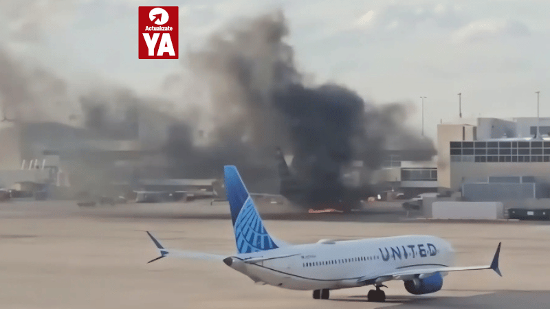 Incidente en Aeropuerto de Denver: Doce personas trasladadas a hospitales tras incendio en avión de American Airlines - Imagen