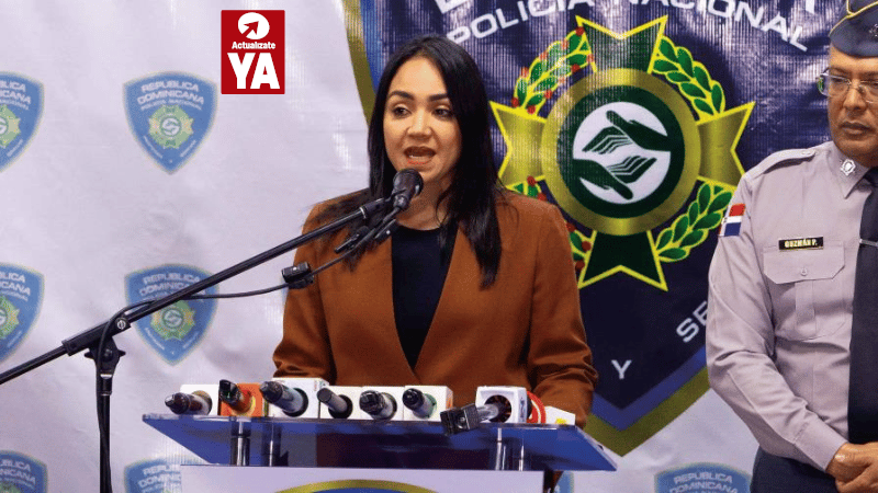 Faride Raful asegura que la Policía Nacional fortalece su capacidad de respuesta ante la violencia - Imagen