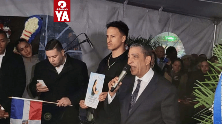 NY: Dominicanos realizan vigilia por víctimas discoteca Jet Set - Imagen